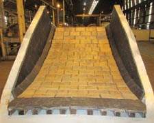 Duablock Lined Chute