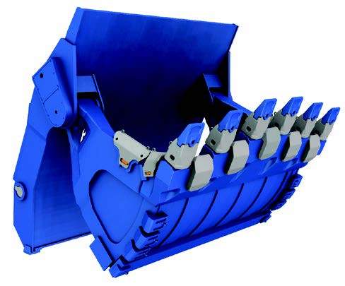 Mining Buckets - Face Shovel Render
